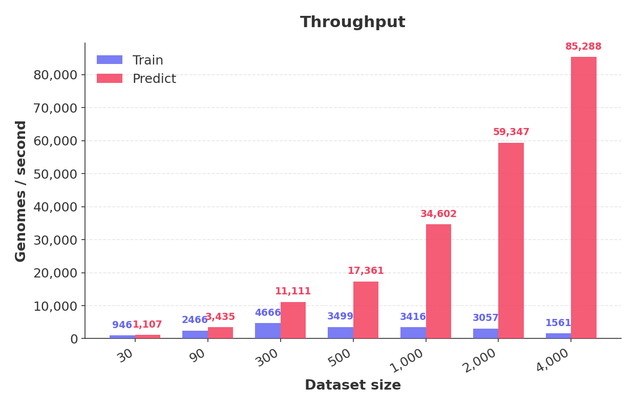 throughput benchmark